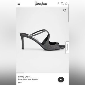 Jimmy Choo Glittering Black Heels